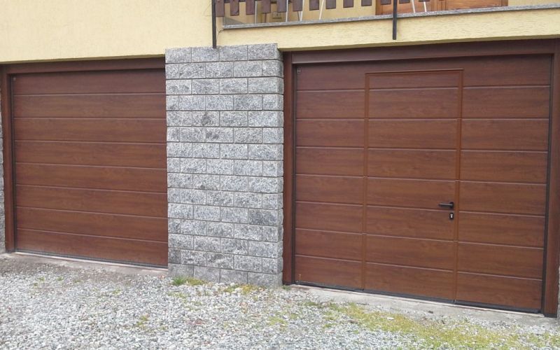 Superficie in acciaio, finitura DECOGRAIN essenza Rosewood